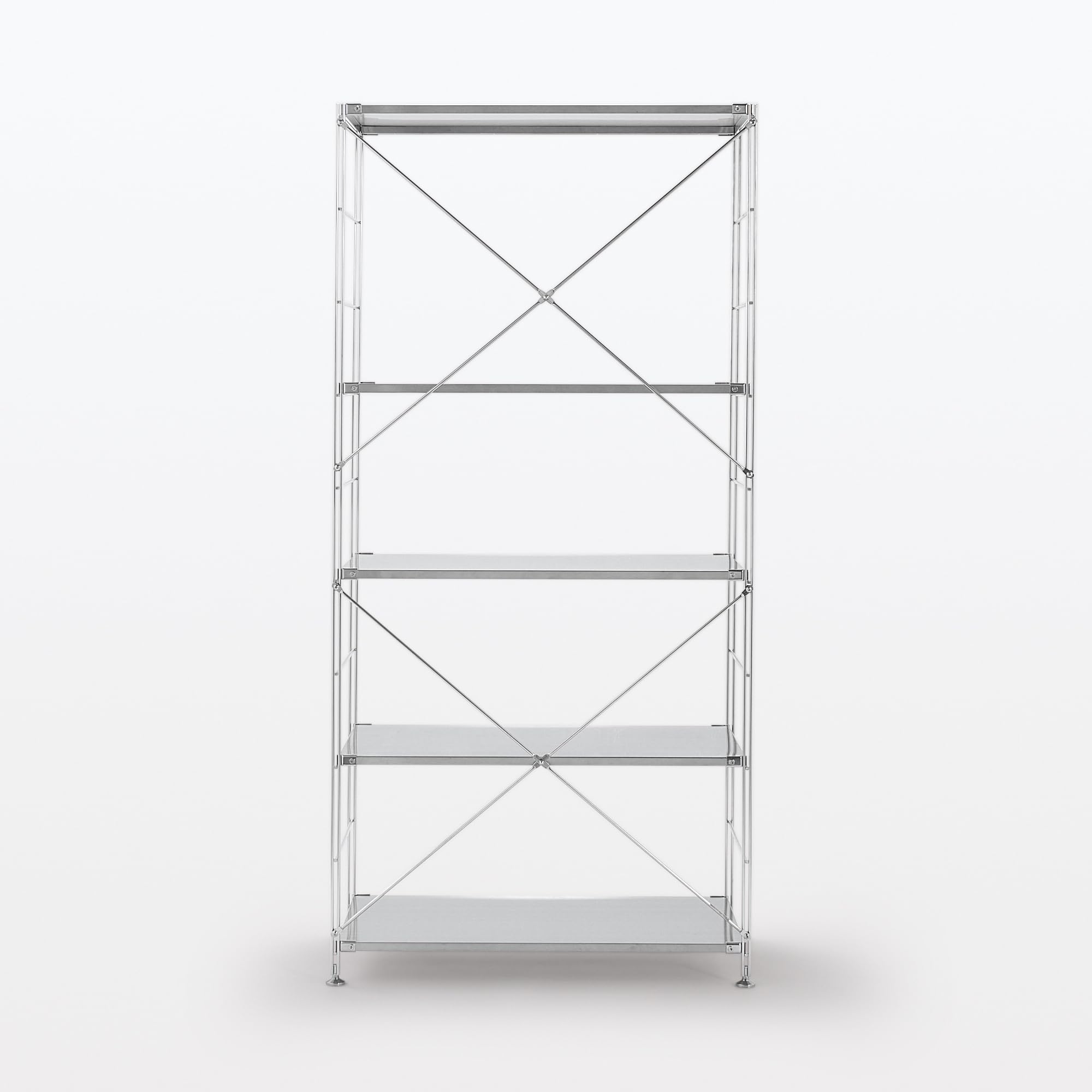 Amazon｜無印良品 ステンレスユニットシェルフ・ステンレス棚セット